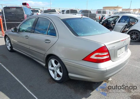 2005 Mercedes-Benz C 230 Kompressor Sport from USA, damaged, VIN WDBRF40J65F597454